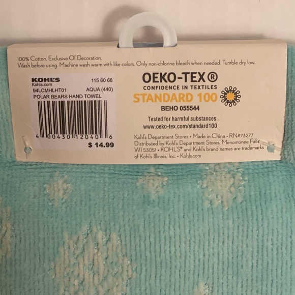 LC Lauren Conrad Polar Bears Hand Towel - Picture 7 of 7